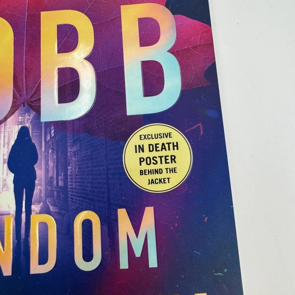New In Death Series Hardcover Book Random In Death J.D.‎ Robb Bonus Poster NIB